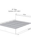 Кровать «Мори» КРМ 1600.1